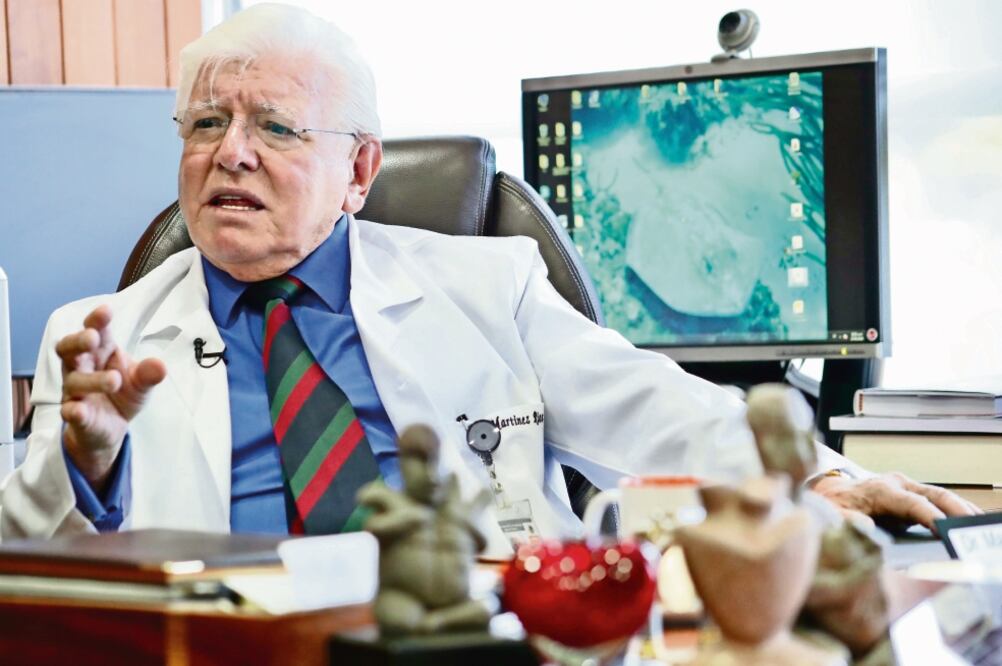 Director del Instituto Nacional de Cardiología, Marco Antonio Martínez Ríos. Foto: ARIEL OJEDA. EL UNIVERSAL