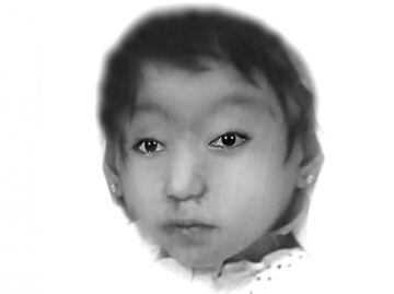 Sepultarán el 25 de abril a la niña de la maleta