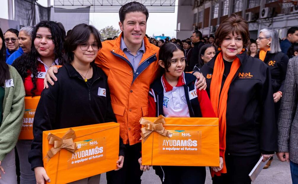 El gobernador Samuel García destacó que la educación es una prioridad para su administración. Foto: Especial