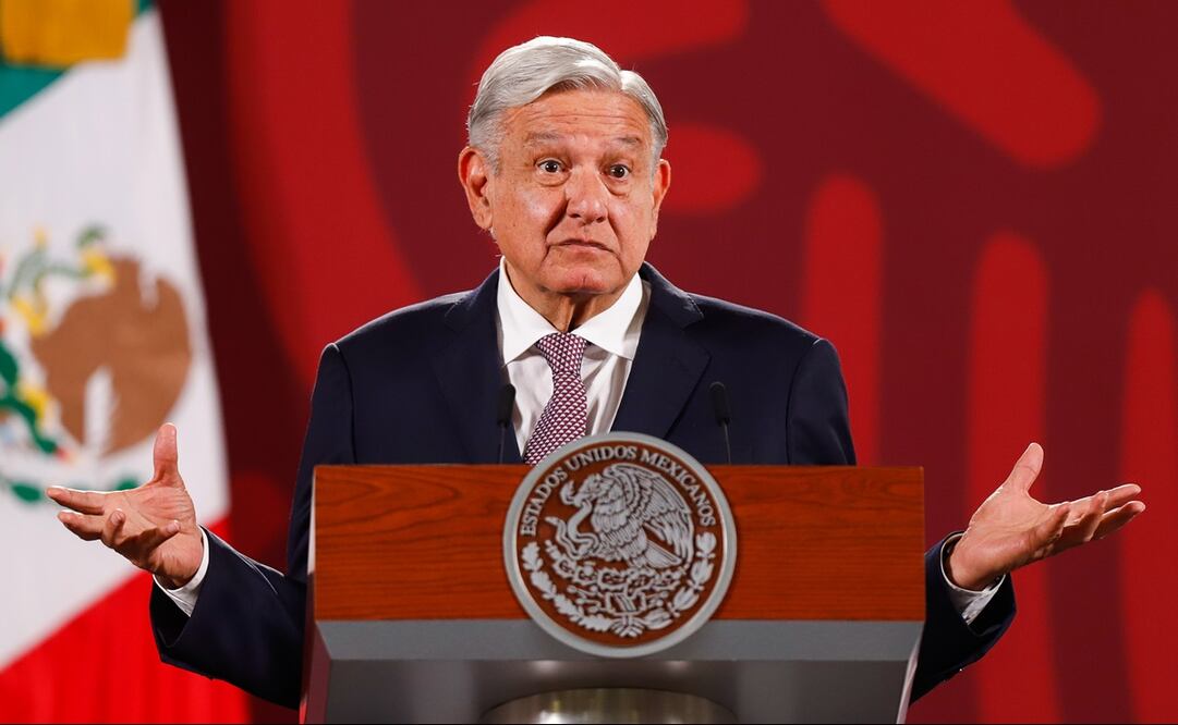 Andrés Manuel López Obrador en una de sus conferencias matutinas - FOTO: EFE