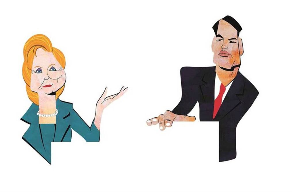 La campaña de Clinton ha decidido dar un paso al frente con la promesa de mantener las órdenes ejecutivas de Obama. Rubio se ha alineado a las posiciones de aquellos que han apostado por el atrincheramiento (CARLOS RIVAHERRERA)