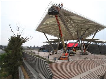 Nuevo estadio de los Diablos Rojos continúa inconcluso