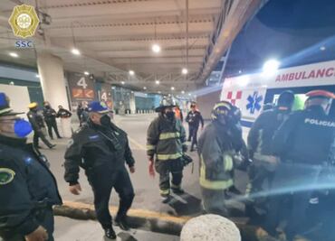 Policías evitan suicidio en terminal 2 del Aeropuerto Internacional de la Ciudad de México