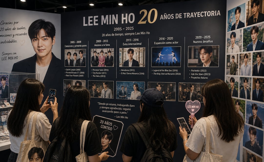 Lee Min-Ho llega a la CDMX para celebrar 20 años de trayectoria; ¿cuándo y dónde será la exposición? Foto: Imagen generada con IA