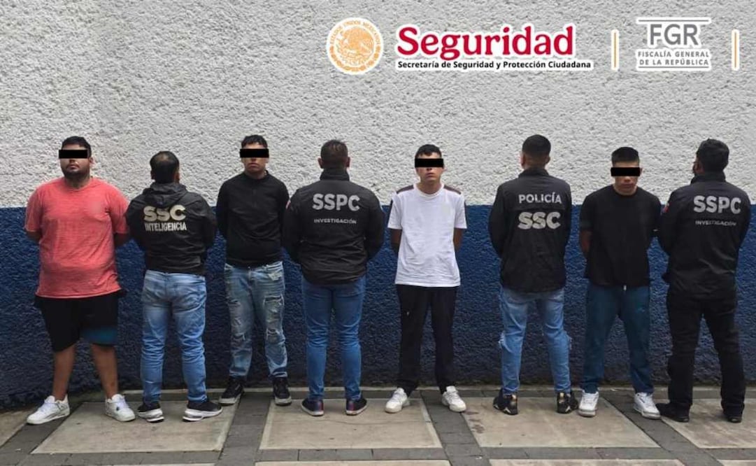Caen cuatro presuntos integrantes de “Los Malcriados 3AD” en Álvaro Obregón; dos eran buscados por tentativa de homicidio. Foto: Especial