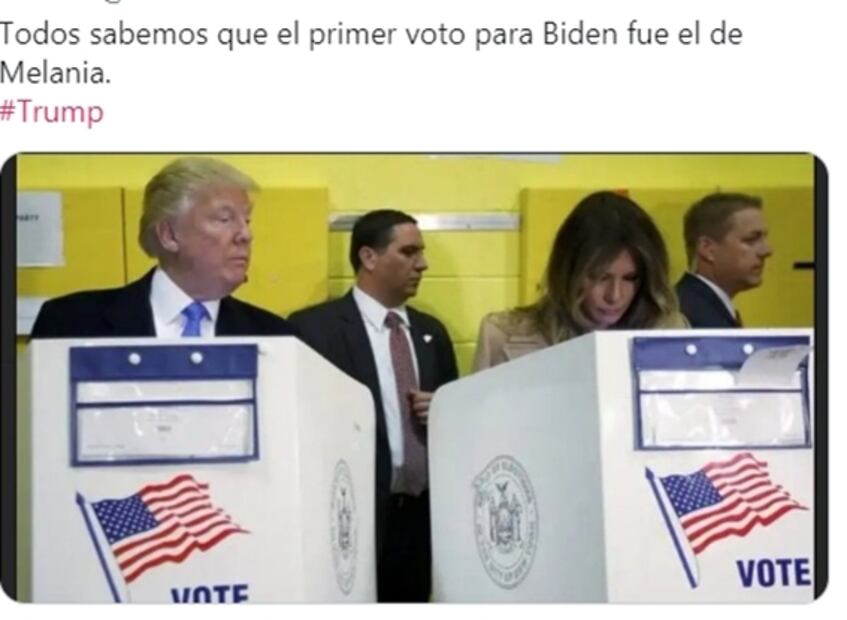 Melania Trump, protagonista inesperada de los memes tras la victoria de Biden