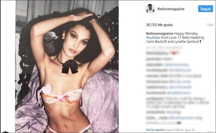 Bella Hadid libera su pezón