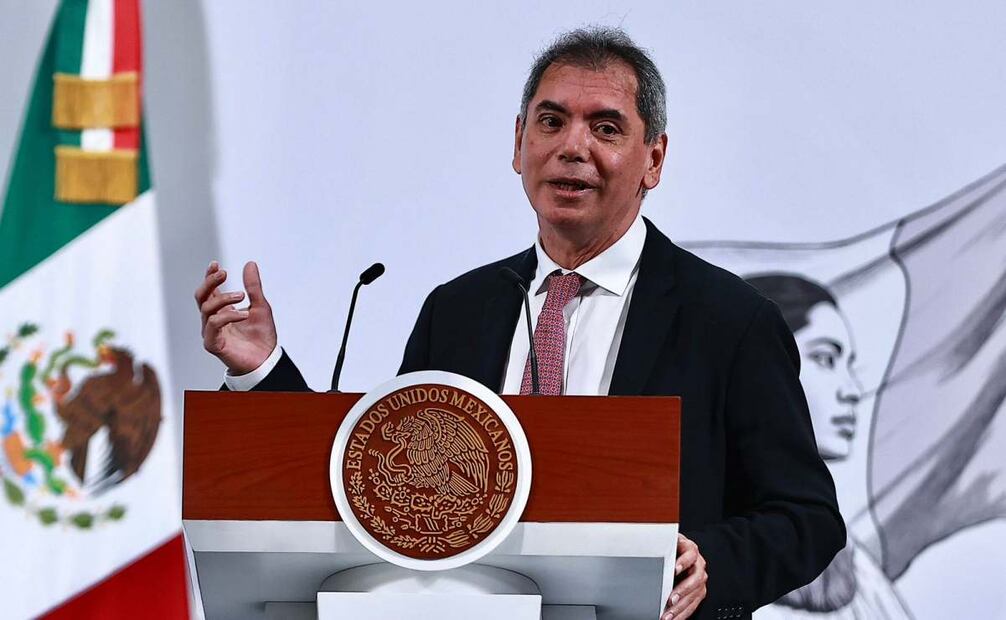 El titular de Hacienda, Édgar Amador Zamora, admitió que una de las principales “presiones” en el presupuesto es el pago de la deuda de Pemex. Foto: Berenice Fregoso / EL UNIVERSAL