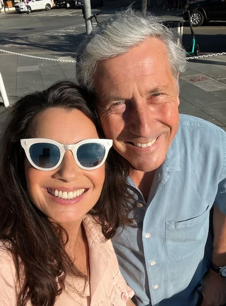 Fran Drescher y Charles Shaughnessy en 2025.