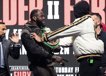 Suspenden el frente a frente de Wilder vs Fury