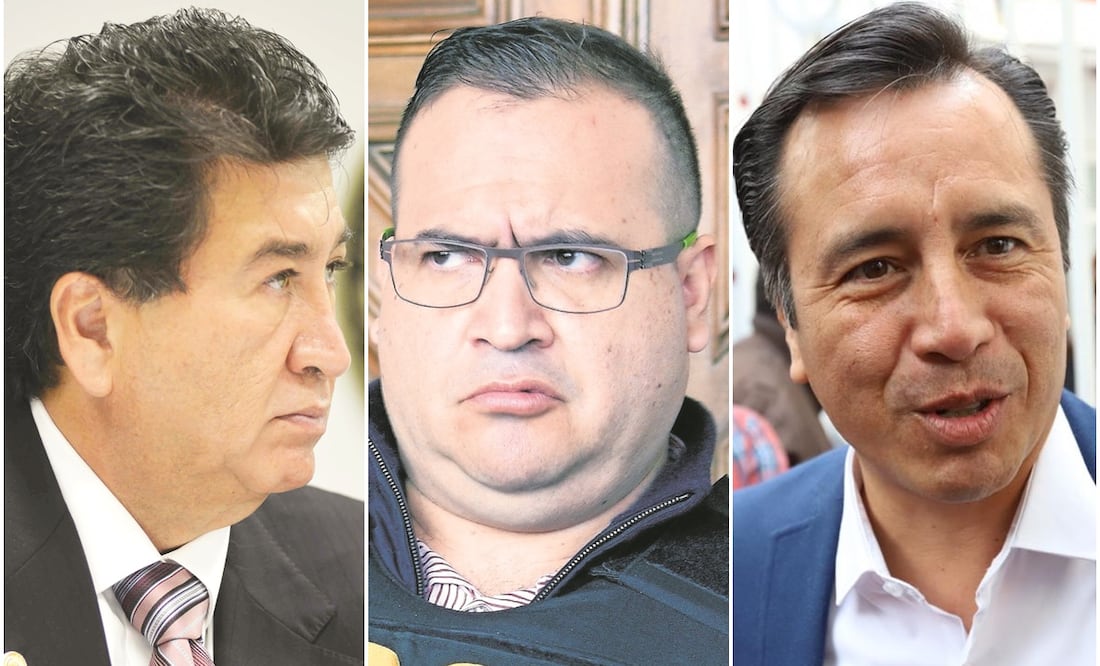 Héctor Yunes, Javier Duarte y Cuitlahuác García