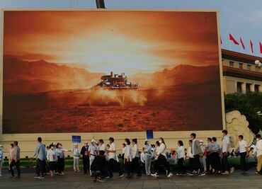 Sonda China permanece en Marte, tras concluir su misión