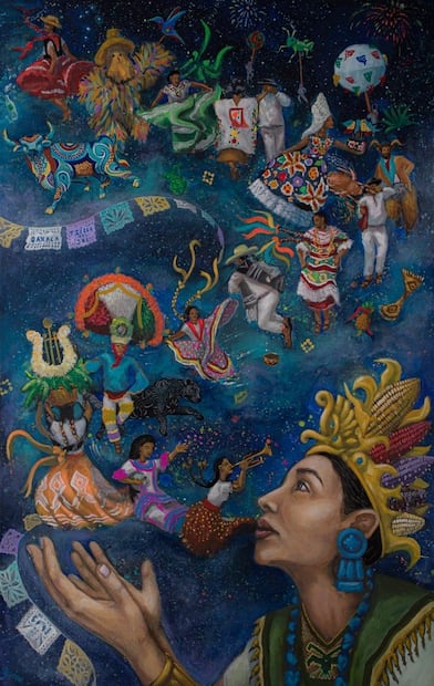 Tras dos descalificaciones, eligen en Oaxaca “El festejo de Centéotl” como nueva imagen de la Guelaguetza 2023