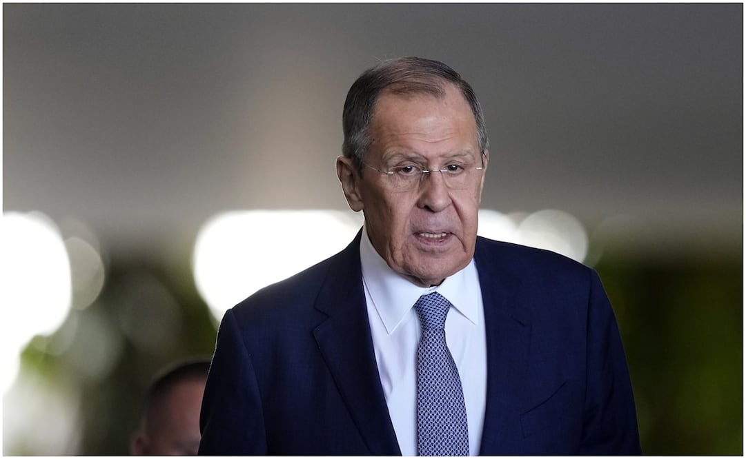 El ministro ruso de Exteriores, Serguéi Lavrov. Foto: AP