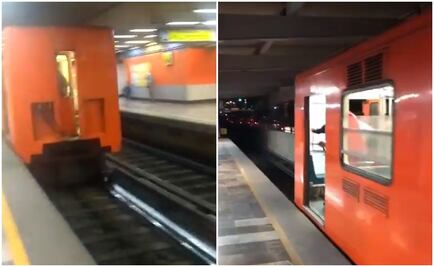 Video. Se desprenden vagones de convoy en Línea 5 del Metro