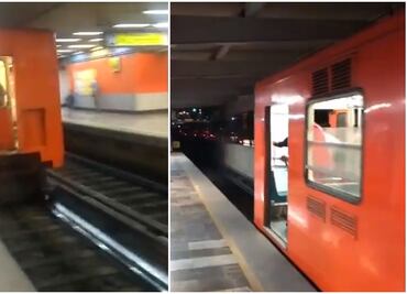Video. Se desprenden vagones de convoy en Línea 5 del Metro