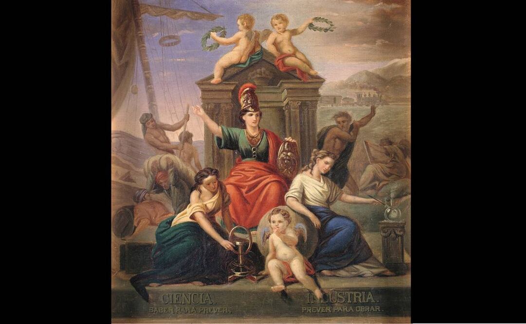 Copia del mural de Cordero, realizada por Juan de Mata Pacheco. Pertenece al acervo del Museo Nacional de Arte. Foto: Museo Nacional de Arte