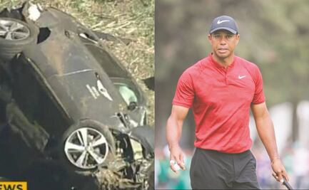 Tiger Woods sufrió un fuerte accidente automovilístico 