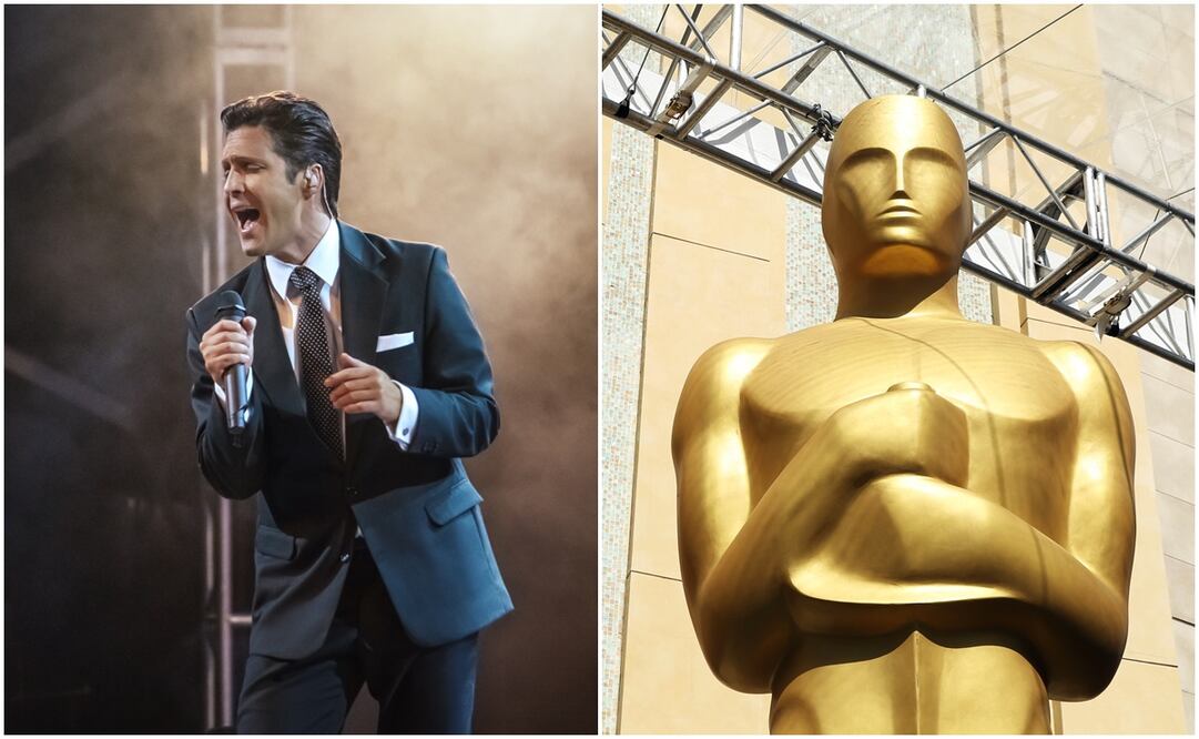 "Luis Miguel, La serie" y Premios Oscar 2021. Fotos: Netflix y AP