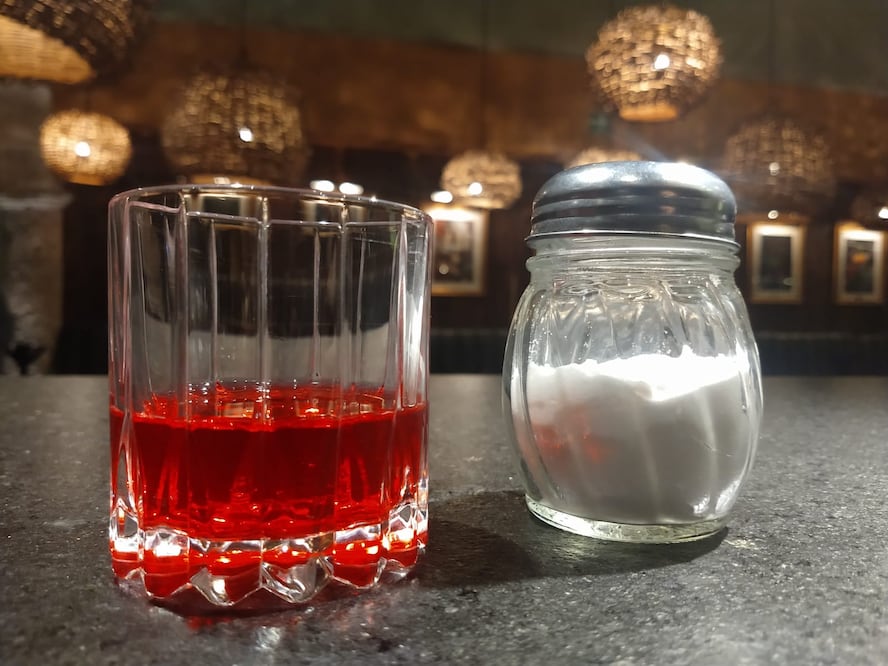 Al final de la comida, en la Cocineteca, se ofrece un vaso de cebadina para la buena digestión. Foto: Raquel del Castillo