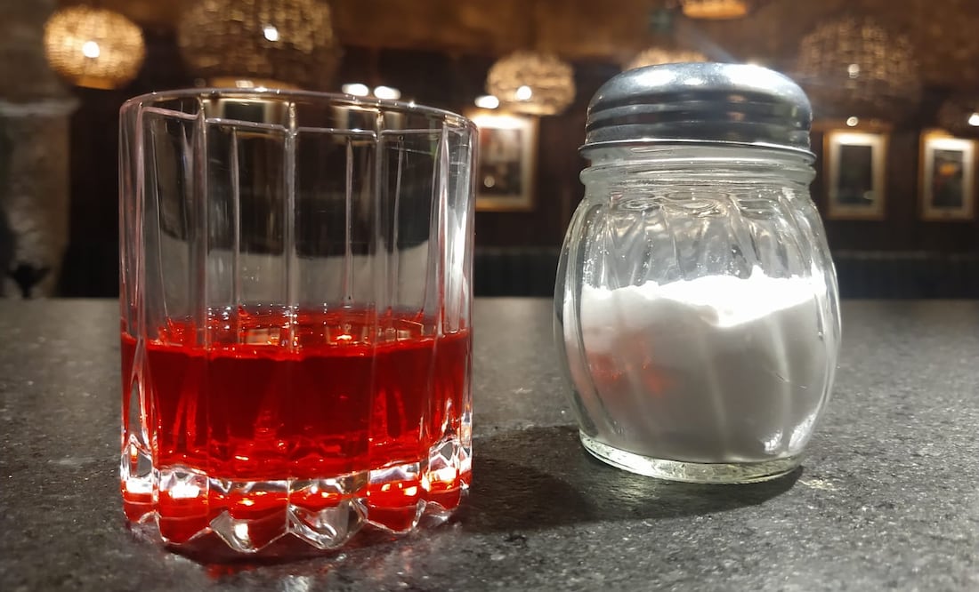 Al final de la comida, en la Cocineteca, se ofrece un vaso de cebadina para la buena digestión. Foto: Raquel del Castillo