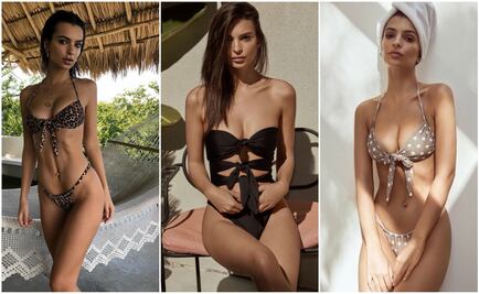 Emily Ratajkowski es acusada de robar los diseños de sus trajes de baño