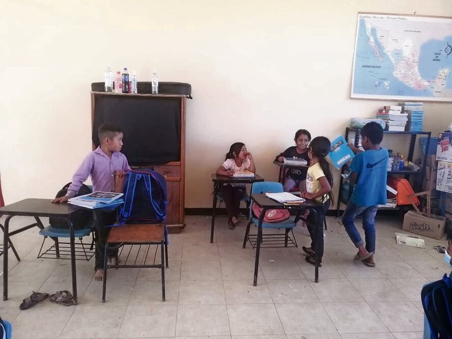 En San Miguel Amoltepec El Viejo, en la Montaña de Guerrero, iniciaron la enseñanza sin libros. Foto: Cortesía Bruno Arriaga