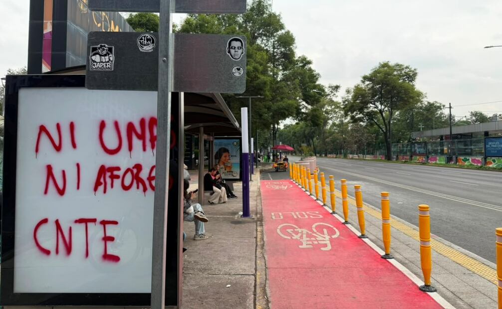 Cierre del Tren Ligero toma por sorpresa a capitalinos y turistas; usuarios caminan por Tlalpan ante falta de servicio. Foto: Leonardo Lugo