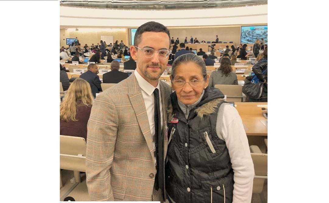 Luis Gerardo Méndez y Tita Radilla. Foto: Instagram Luis Gerardo Méndez