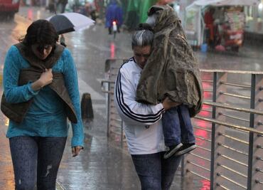 Registran lluvia en tres delegaciones de la CDMX
