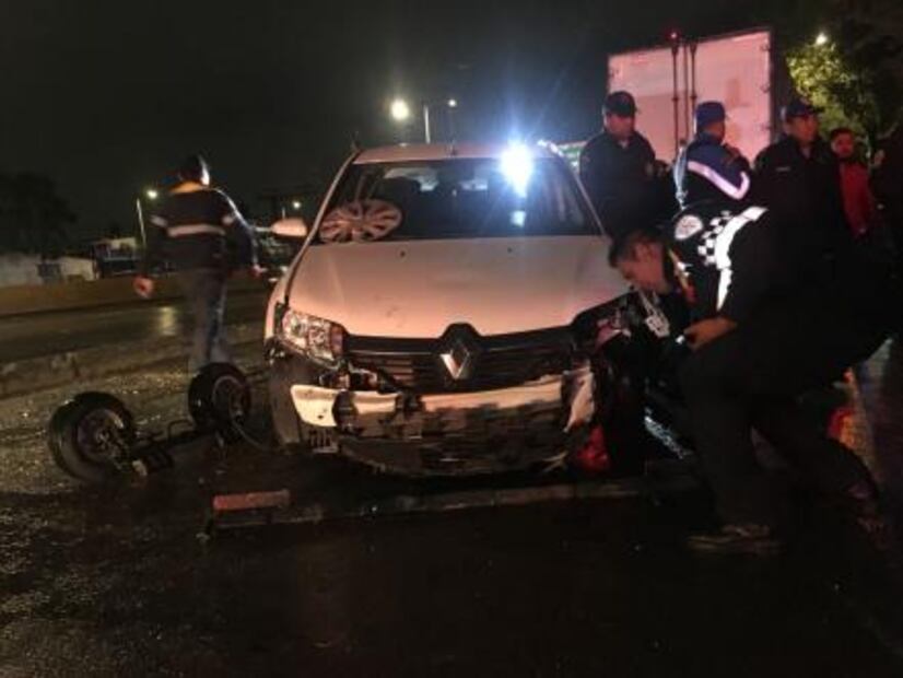 Persecución de tráiler en pleno Circuito Interior acaba en carambola