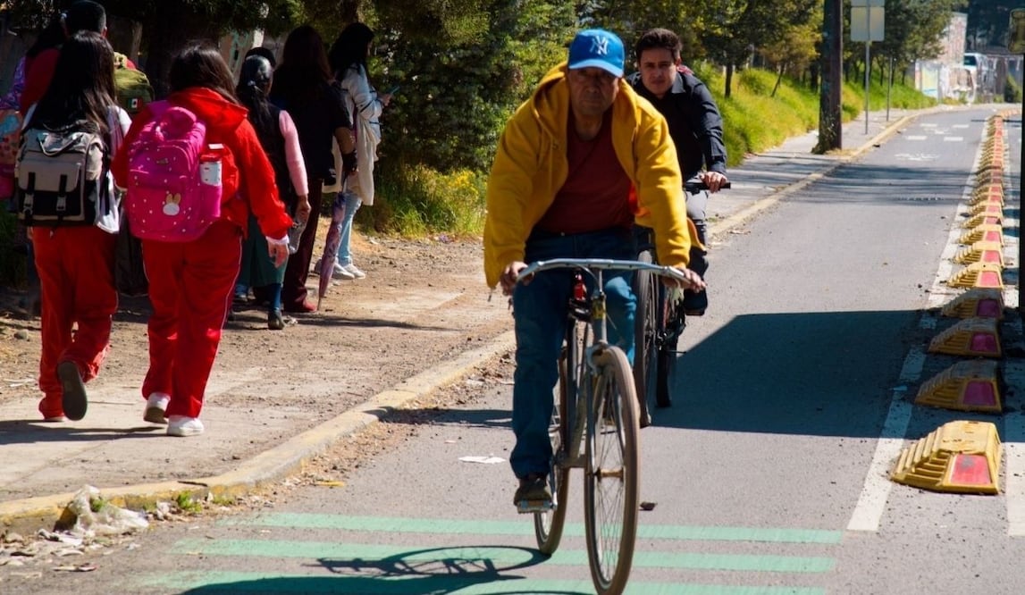 Impulsan nuevas ciclovías en Edomex; invertirán 113 millones en movilidad segura. Foto: Especial