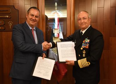 Marina firma convenio para apoyar con seguridad en zonas económicas especiales