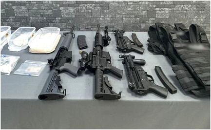 Catean casa de seguridad en Juárez, Nuevo León; decomisan armas y drogas, pero no hay detenidos