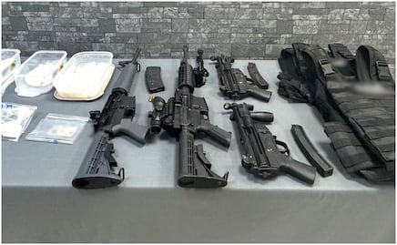 Catean casa de seguridad en Juárez, Nuevo León; decomisan armas y drogas, pero no hay detenidos