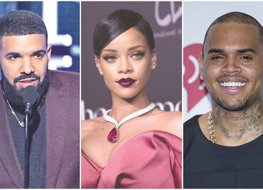 Rihanna, el motivo de la incómoda relación entre Drake y Chris Brown