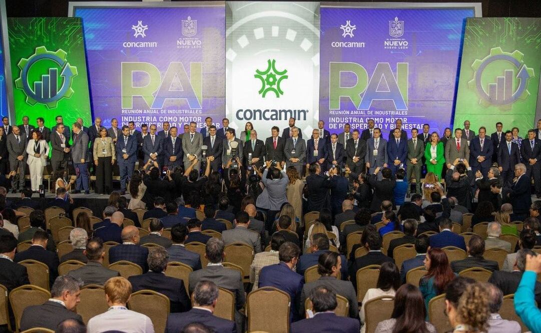 En la Reunión Anual de Industriales se dieron cita líderes con el objetivo de fortalecer el diálogo y alianzas en favor de empresas, industrias y trabajadores. Foto: X @index_nacional