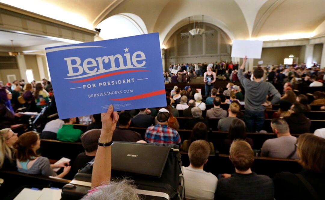 Imágenes del caucus en Washington (AP)