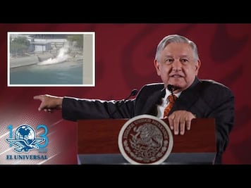 Confirma AMLO derrame de ácido en Mar de Cortés