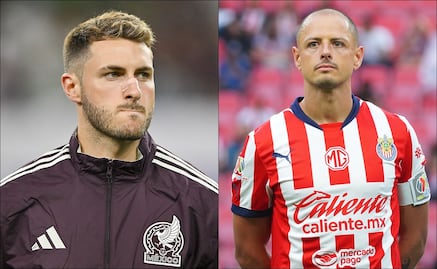 Santiago Giménez defiende a Chicharito Hernández: “Es un ejemplo, quiero seguir sus pasos”