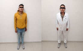 Detienen a dos hombres por robo con violencia; intentaron robar a conductor de app en Tlalnepantla