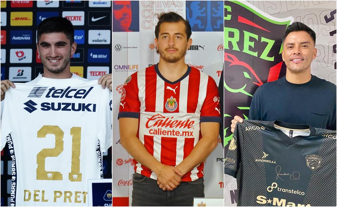 ¿Quiénes son los 5 refuerzos más destacados de cara al Apertura 2022? / FOTO: ESPECIAL