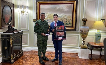 Samuel García se reúne con Luis Crescencio Sandoval, titular de la Sedena