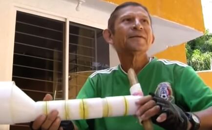 Man builds a USD $4 prosthesis using PVC pipe