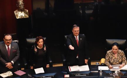 No soy vicepresidente de México, dice Marcelo Ebrard en el Senado