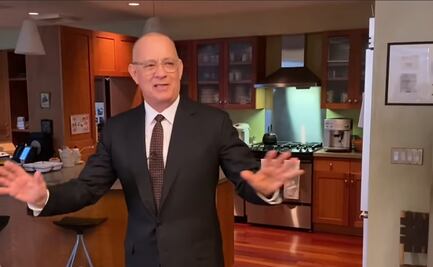 Tom Hanks reaparece en tv delgado y sin cabello