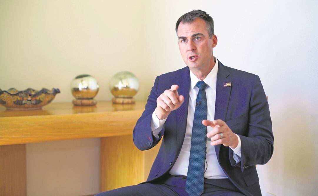 Kevin Stitt. Gobernador de Oklahoma. Foto: Germán Espinosa. EL UNIVERSAL