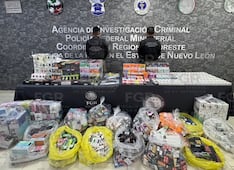 Aseguran casi 3 mil vapeadores, un arma y cigarros de marihuana durante cateo en San Nicolás, Nuevo León; hay tres detenidos