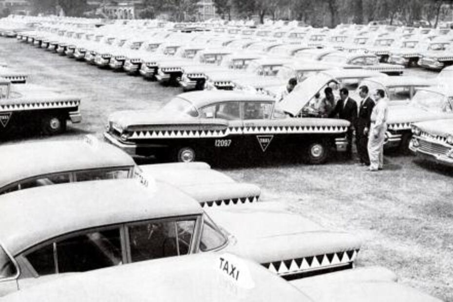 Cuando aparecieron los taxis en la Ciudad de México