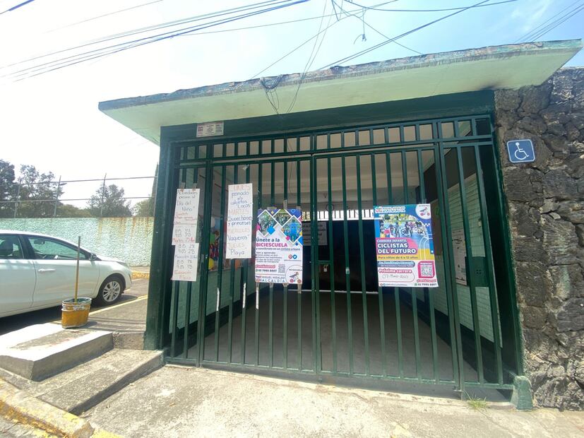 Escuela donde se colocará el pilote. Foto: Salvador Corona